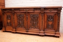 Renaissance style Sideboard in Walnut, France 19th century