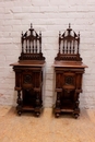 Renaissance style Bedroom in Walnut, France 19th century