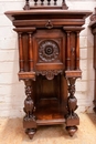 Renaissance style Bedroom in Walnut, France 19th century