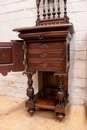 Renaissance style Bedroom in Walnut, France 19th century