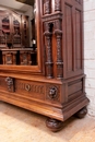 Renaissance style Bedroom in Walnut, France 19th century