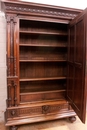 Renaissance style Bedroom in Walnut, France 19th century