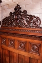 Renaissance style Bedroom in Walnut, France 19th century