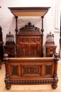 Renaissance style Bedroom in Walnut, France 19th century