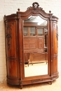 Louis XVI style 4 pc Bedroom in Walnut, France 19th century