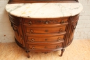 Louis XVI style 4 pc Bedroom in Walnut, France 19th century