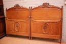 Louis XVI style Bedroom in Oak, Belgium 19th century