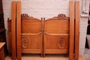 Louis XVI style Bedroom in Oak, Belgium 19th century
