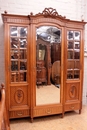 Louis XVI style Bedroom in Oak, Belgium 19th century