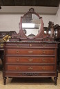 Louis XVI style Bedroom in mahogany , France 19th century