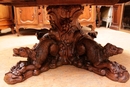 Black forest style Table in Oak, France 19th century