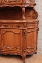 Louis XV style Cabinet in Oak, Belgium 19th century
