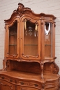 Louis XV style Cabinet in Oak, Belgium 19th century