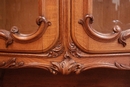 Louis XV style Cabinet in Oak, Belgium 19th century
