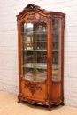 Louis XV style Display cabinet in Oak, France 19th century