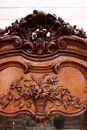 Louis XV style Display cabinet in Oak, France 19th century