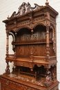 Figural breton style Server in chestnut, France 19th century