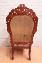 Renaissance style Arm chair in Oak, France 19th century