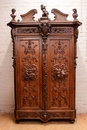 Hunt style Armoire in Oak, France 19th century