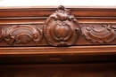 Renaissance style Bookcase in Walnut, France 19th century