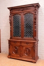 Hunt style Cabinet in Oak, France 19th century