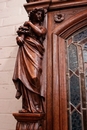 Hunt style Cabinet in Oak, France 19th century