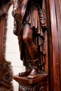 Renaissance style Bookcase in Oak, France 19th century