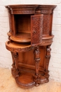 Renaissance style Cabinet in Walnut, France 19th century