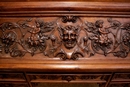 Renaissance style Desk in Walnut, France 19th century