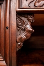 Renaissance style Desk in Walnut, France 19th century