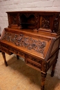 Renaissance style Desk in Walnut, France 19th century