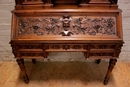 Renaissance style Desk in Walnut, France 19th century