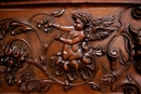 Renaissance style Desk in Walnut, France 19th century