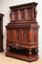 Renaissance style Cabinet in Walnut, France 19th century