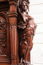 Renaissance style Cabinet in Walnut, France 19th century