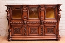 Renaissance style Display cabinet in Walnut, France 19th century