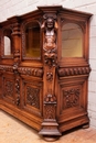 Renaissance style Display cabinet in Walnut, France 19th century