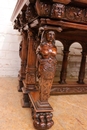 Renaissance style Table in Walnut, France 19th century