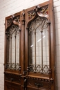 Gothic style Door in Walnut, France 19th century