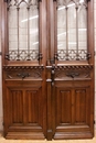 Gothic style Door in Walnut, France 19th century