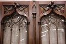 Gothic style Door in Walnut, France 19th century