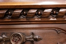 Gothic style Door in Walnut, France 19th century