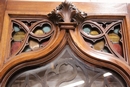 Gothic style Door in Walnut, France 19th century