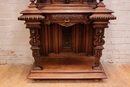 Renaissance style Cabinet in Walnut, France 19th century