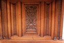 Renaissance style Cabinet in Walnut, France 19th century