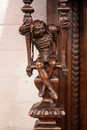 Renaissance style Cabinet in Walnut, France 19th century