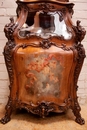 Louis XV style Display cabinet in Walnut, France 19th century