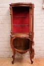 Louis XV style Display cabinet in Walnut, France 19th century