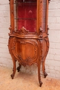 Louis XV style Display cabinet in Walnut, France 19th century