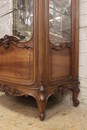 Louis XV style Display cabinet in Walnut, France 19th century